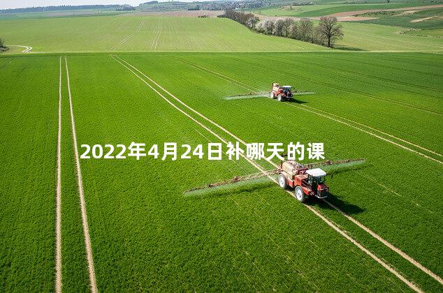 2022年4月24日补哪天的课