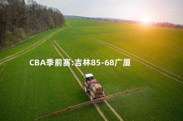 CBA季前赛:吉林85-68广厦