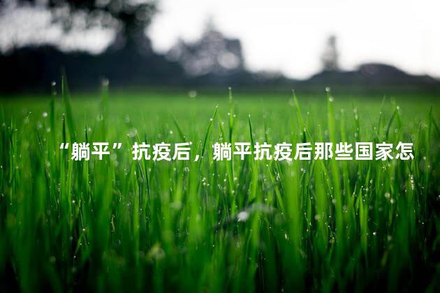 “躺平”抗疫后，躺平抗疫后那些国家怎么了