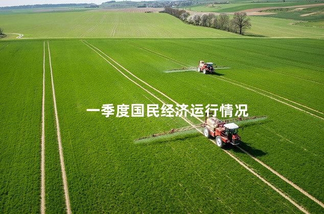 一季度国民经济运行情况