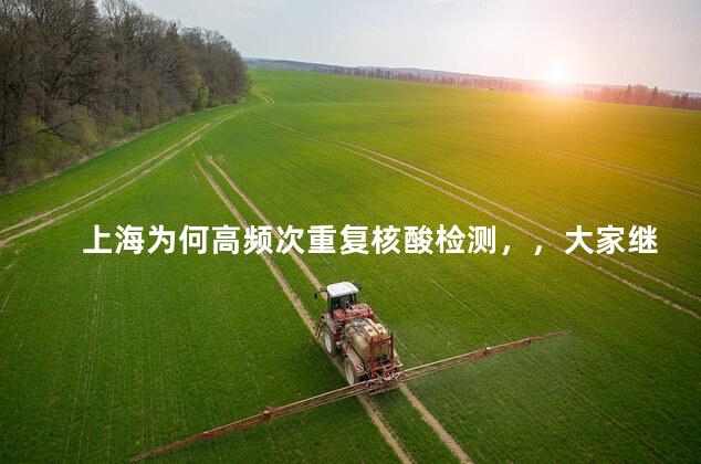 上海为何高频次重复核酸检测，，大家继续加油