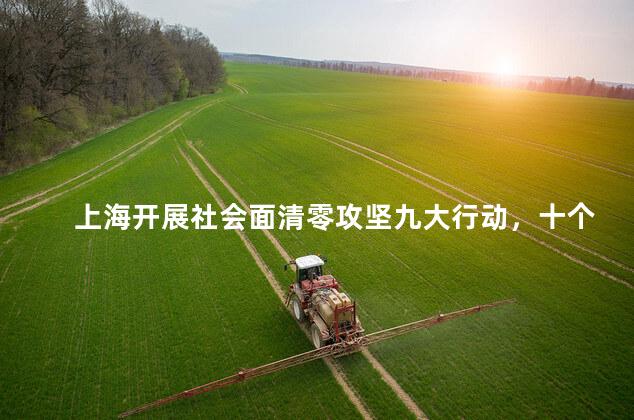 上海开展社会面清零攻坚九大行动，十个清零行动是如何开展的
