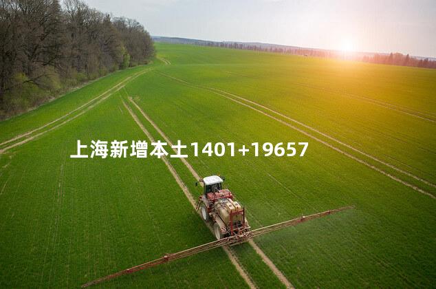 上海新增本土1401+19657