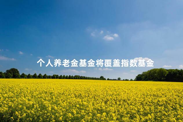 个人养老金基金将覆盖指数基金