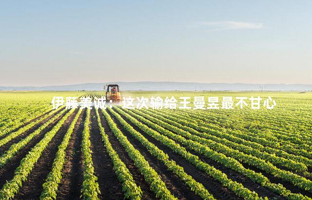伊藤美诚：这次输给王曼昱最不甘心