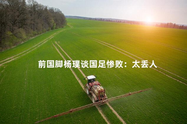 前国脚杨璞谈国足惨败：太丢人