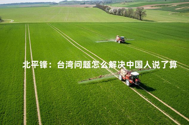 北平锋：台湾问题怎么解决中国人说了算