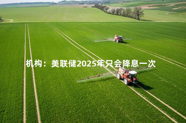 机构：美联储2025年只会降息一次