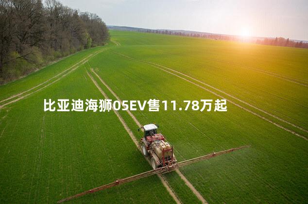 比亚迪海狮05EV售11.78万起