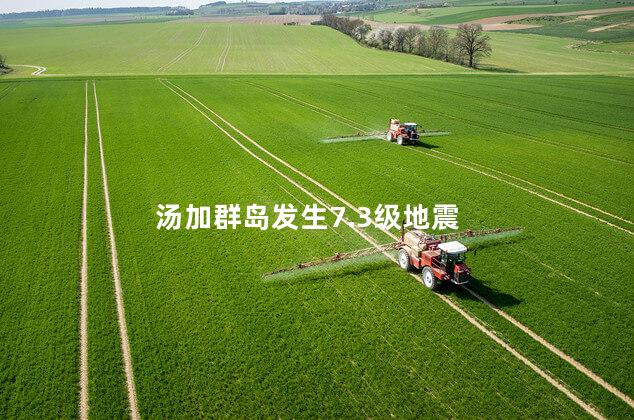 汤加群岛发生7.3级地震