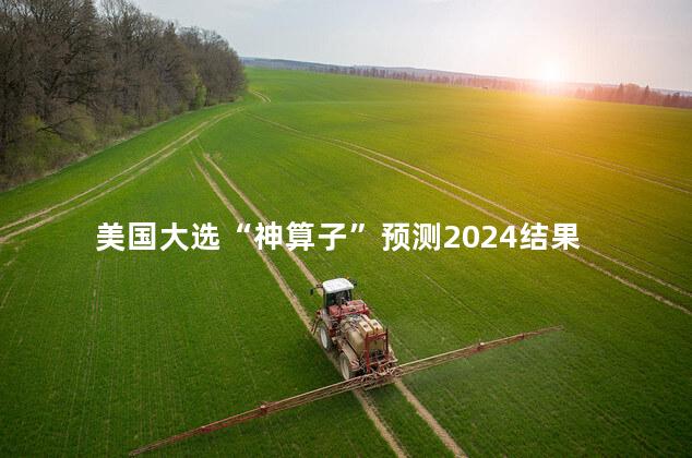 美国大选“神算子”预测2024结果