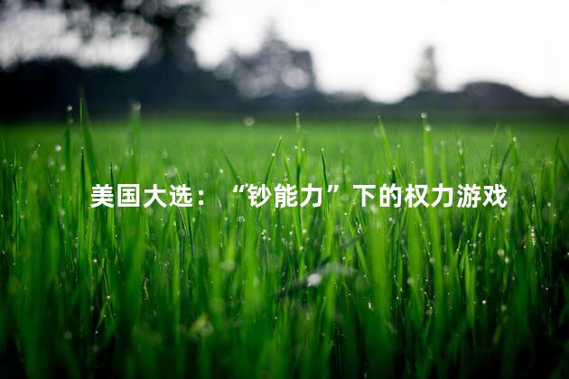 美国大选：“钞能力”下的权力游戏