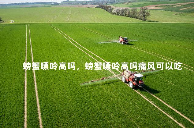 螃蟹嘌呤高吗，螃蟹嘌呤高吗痛风可以吃吗