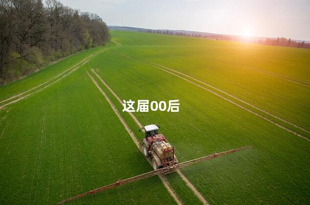 这届00后