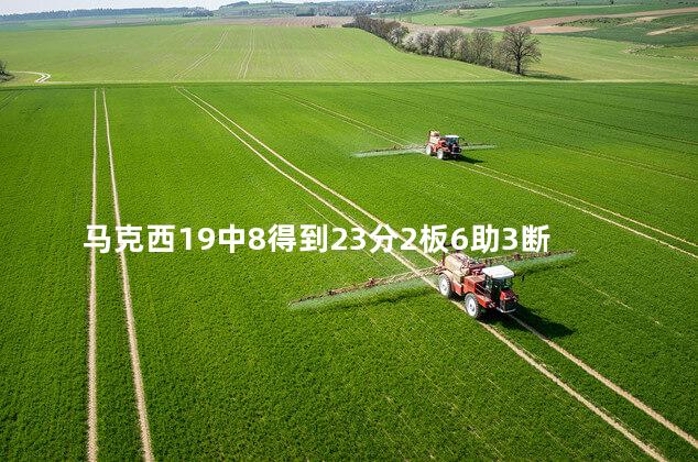 马克西19中8得到23分2板6助3断