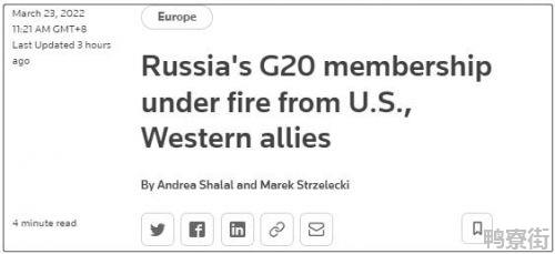 俄驻印尼大使：普京计划参加G20峰会